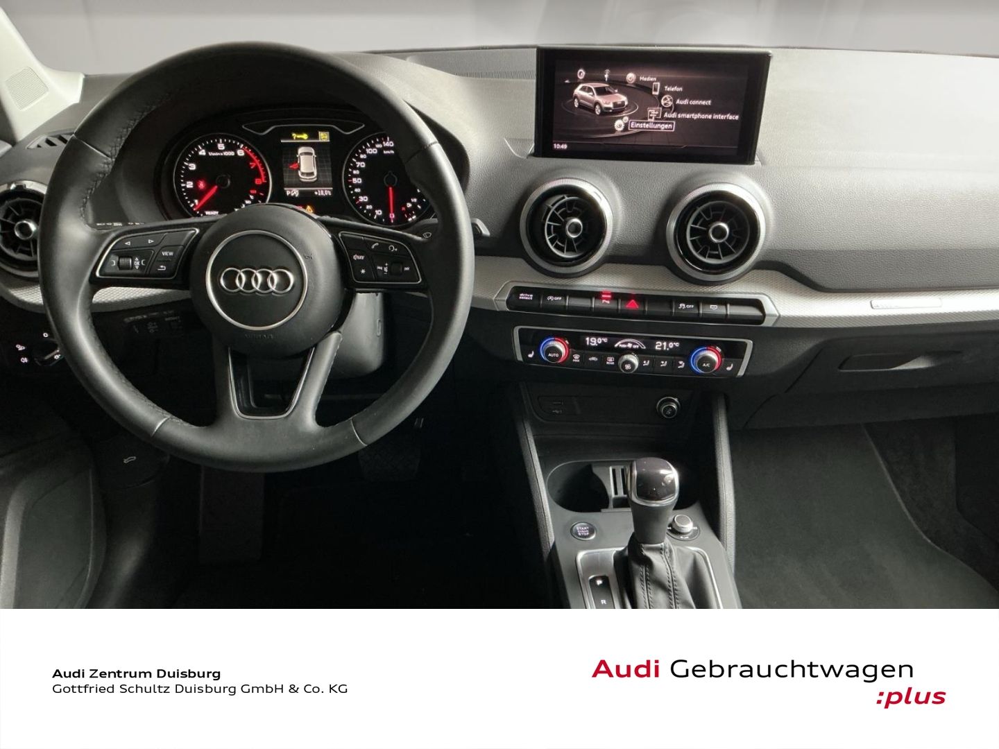 Audi Q2 2023 г. Чёрный, пробег 39336 км