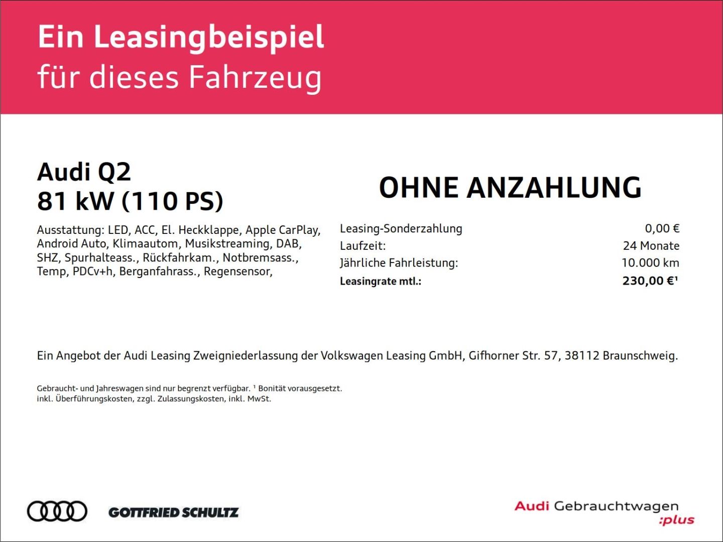 Audi Q2 2023 г. Серый, пробег 52295 км