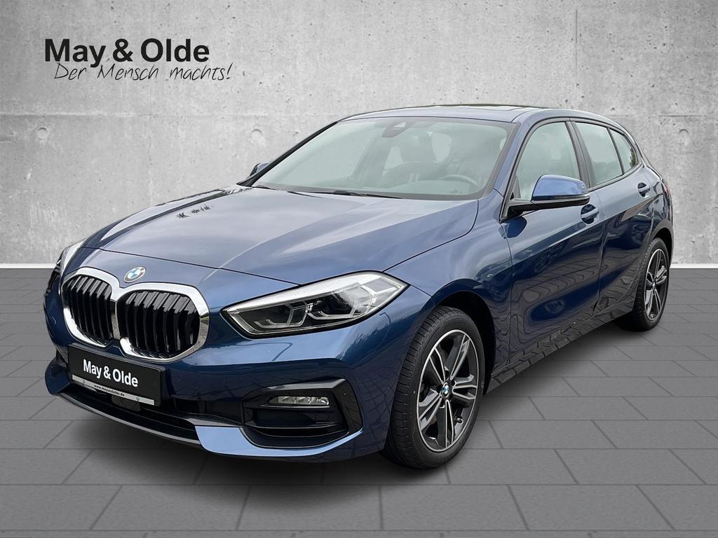 BMW 118 2023 г. Синий, пробег 49237 км