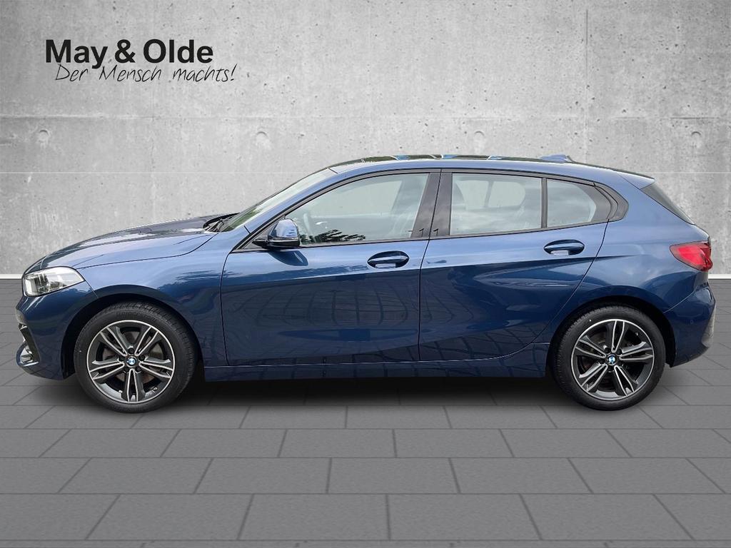 BMW 118 2023 г. Синий, пробег 49237 км