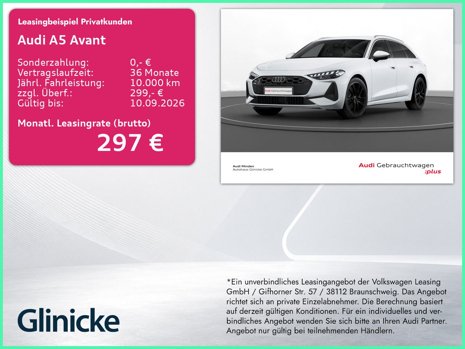Audi A5 2025 г. Белый, пробег 8130 км