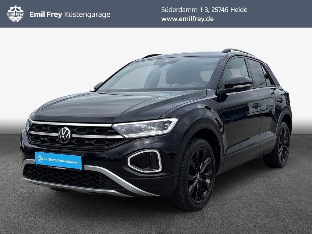 Volkswagen T-Roc 2022 г. Чёрный, пробег 49184 км