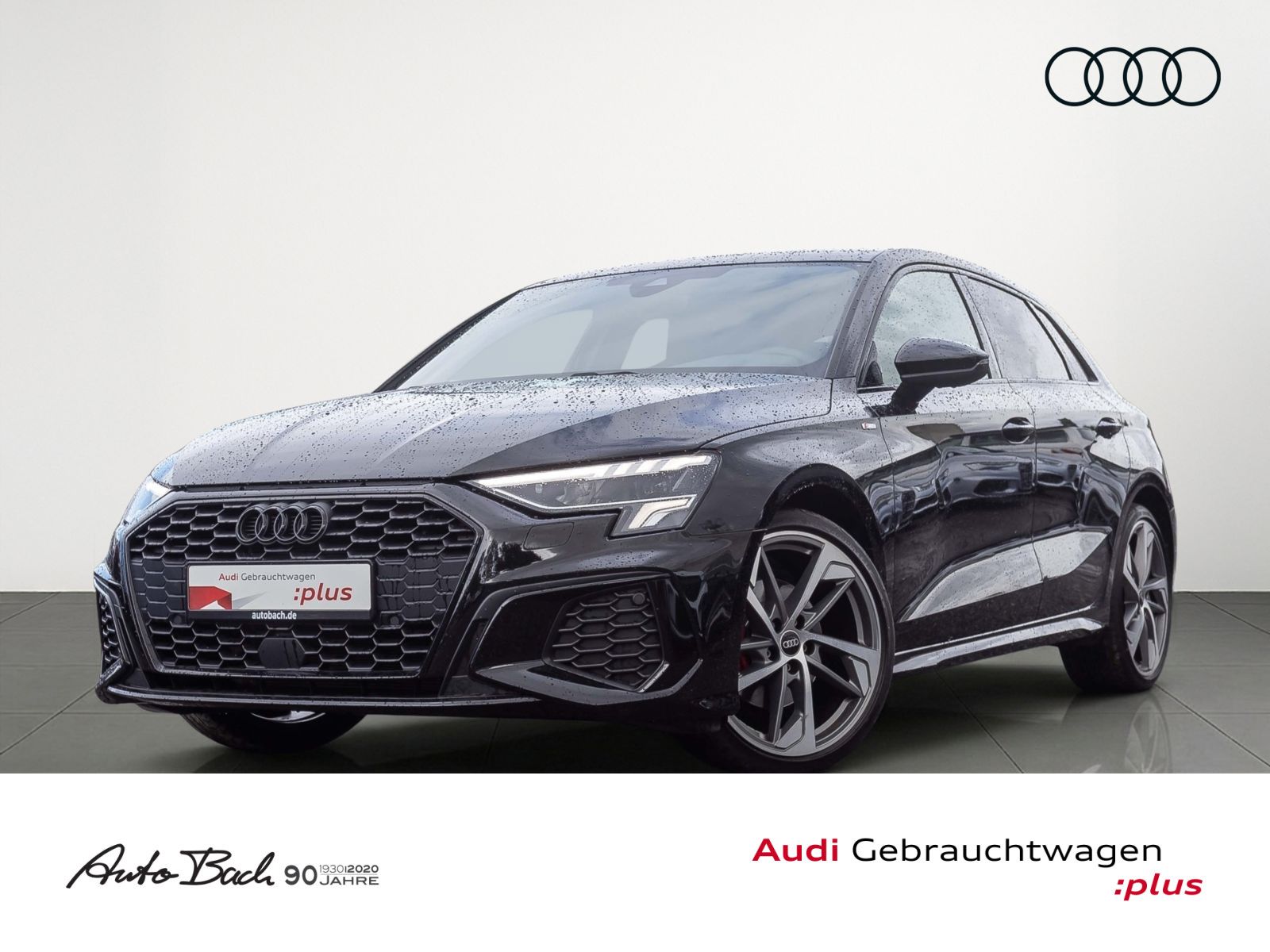 Audi A3 2023 г. Чёрный, пробег 23670 км