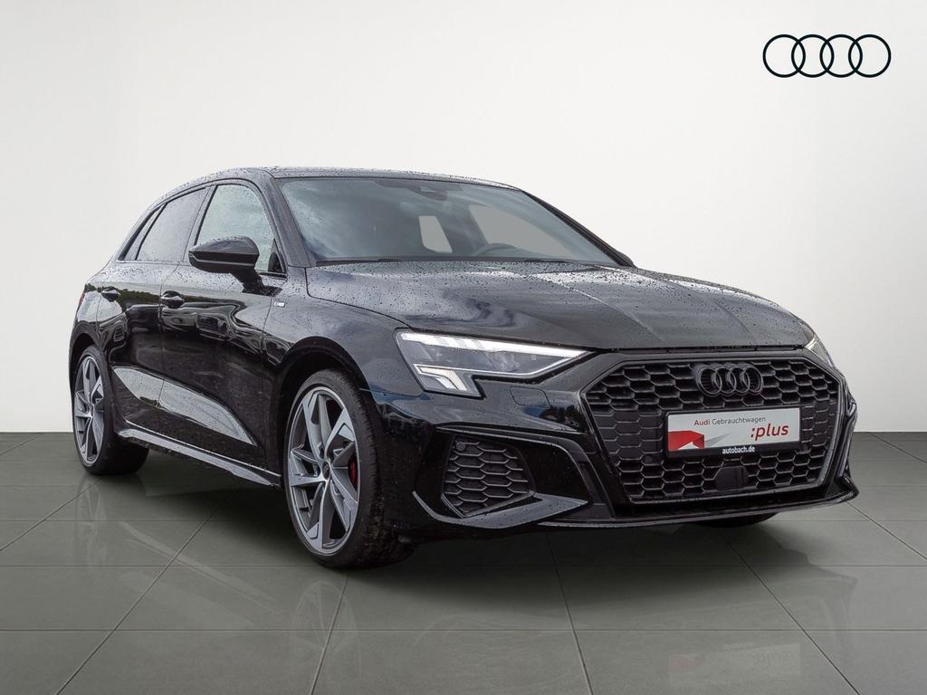 Audi A3 2023 г. Чёрный, пробег 23670 км