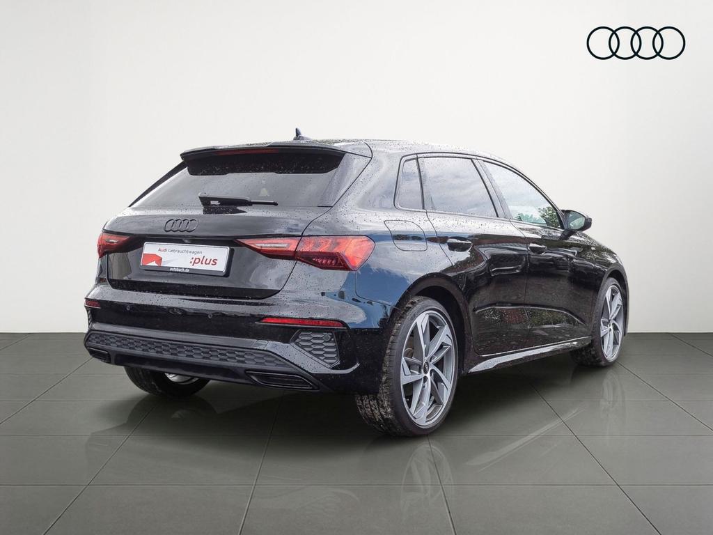 Audi A3 2023 г. Чёрный, пробег 23670 км