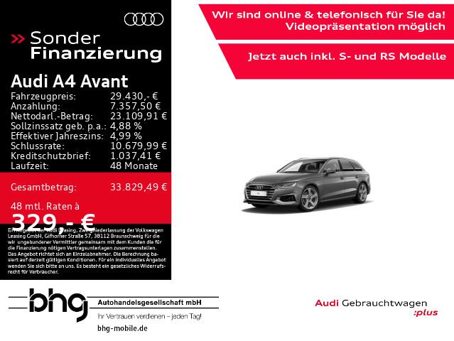 Audi A4 2022 г. Серый, пробег 46700 км