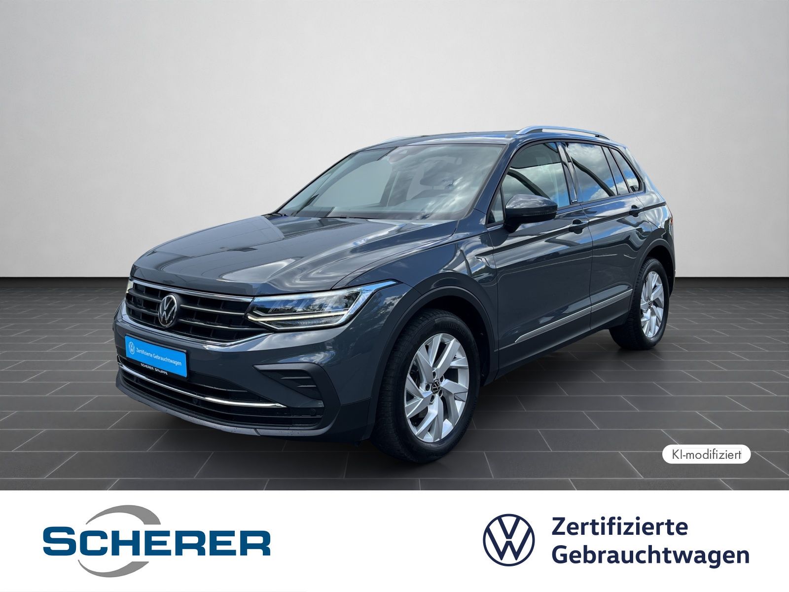 Volkswagen Tiguan 2021 г. Серый, пробег 57594 км