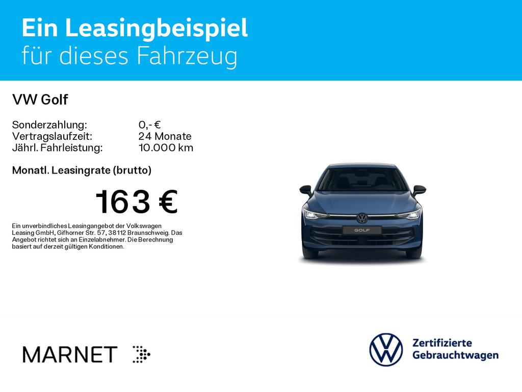 Volkswagen Golf 2025 г. Синий, пробег 20871 км