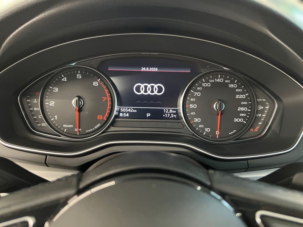 Audi A4 2023 г. Чёрный, пробег 50530 км
