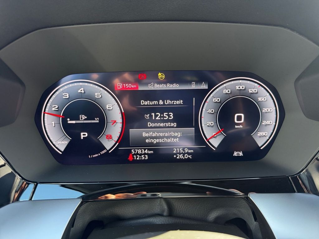 Audi A3 2023 г. Чёрный, пробег 57831 км