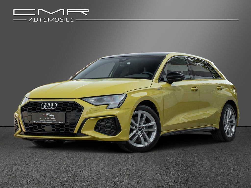 Audi A3 2021 г. Жёлтый, пробег 58707 км