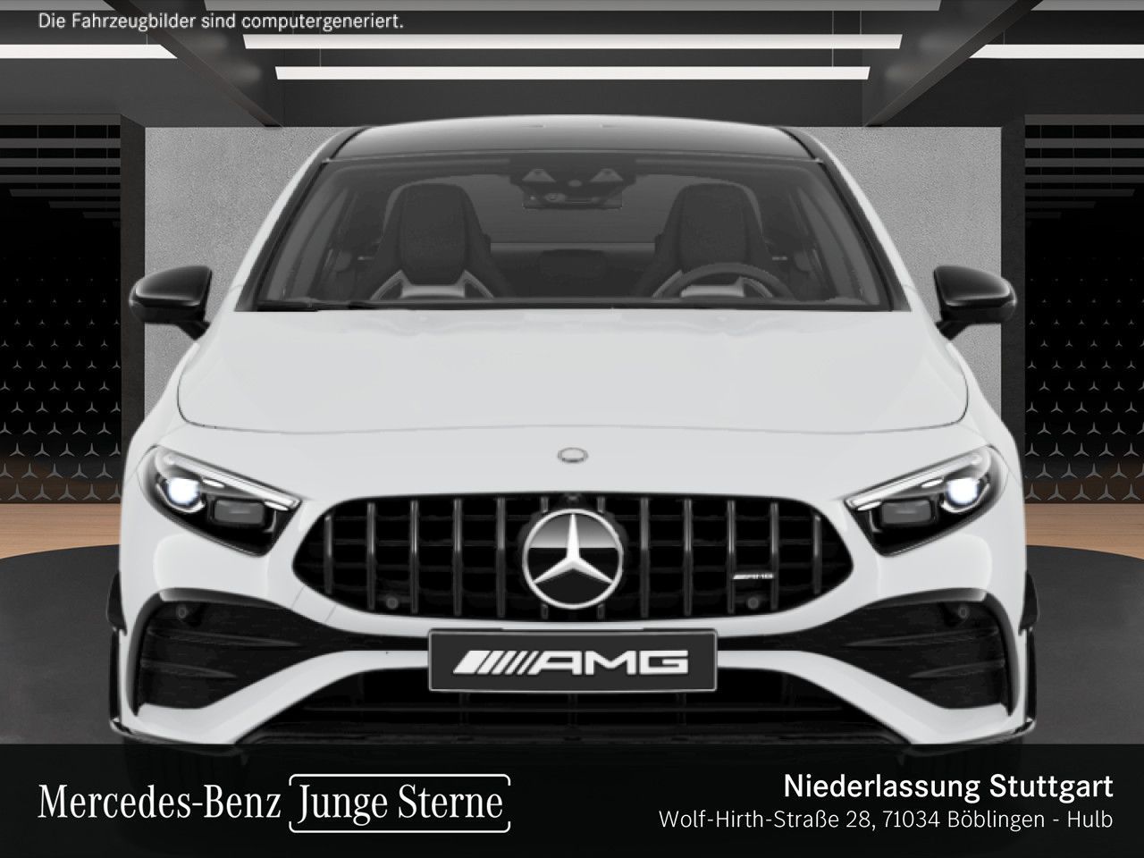 Mercedes-Benz A 35 AMG 2023 г. Белый, пробег 30298 км