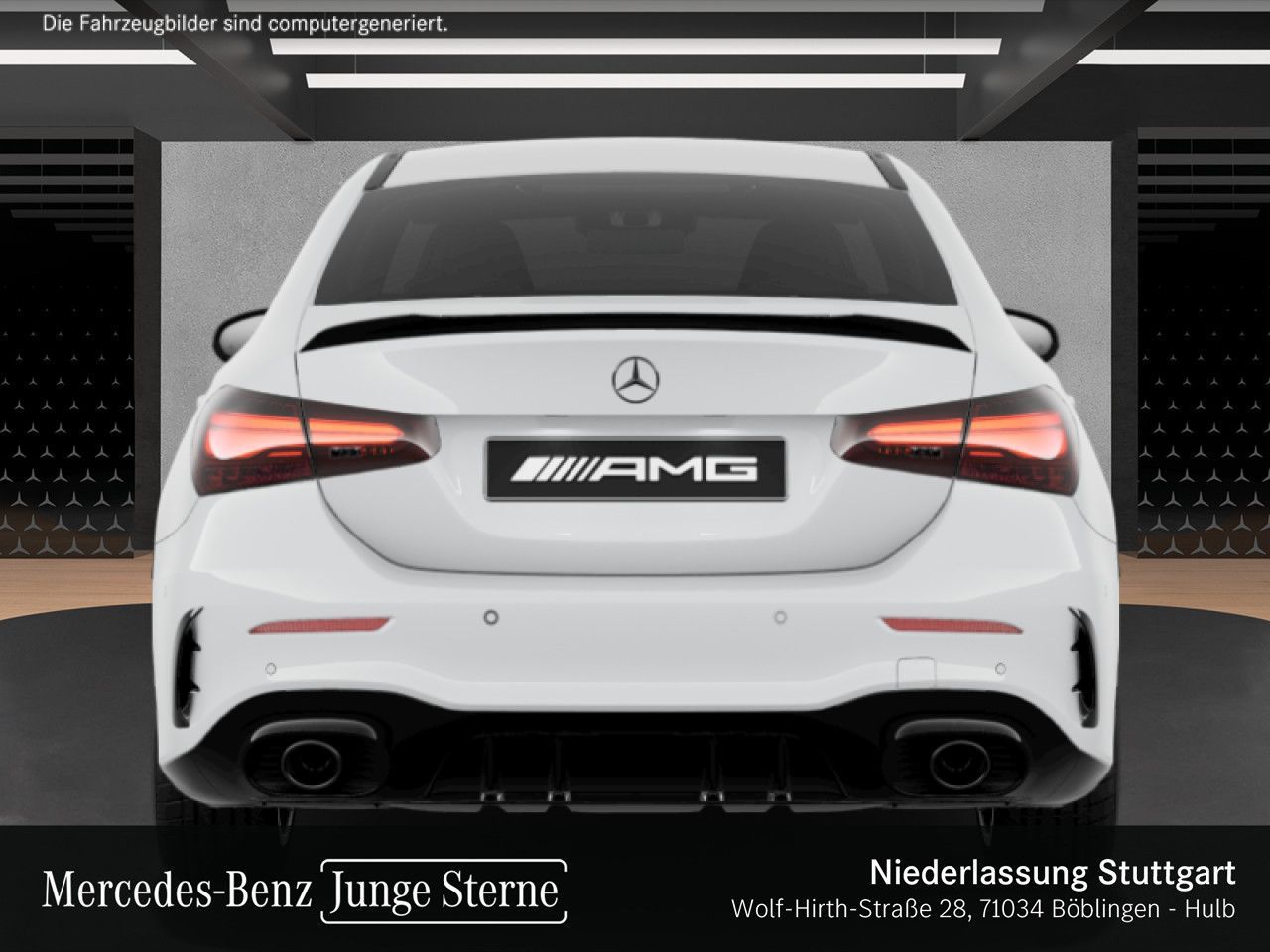 Mercedes-Benz A 35 AMG 2023 г. Белый, пробег 30298 км