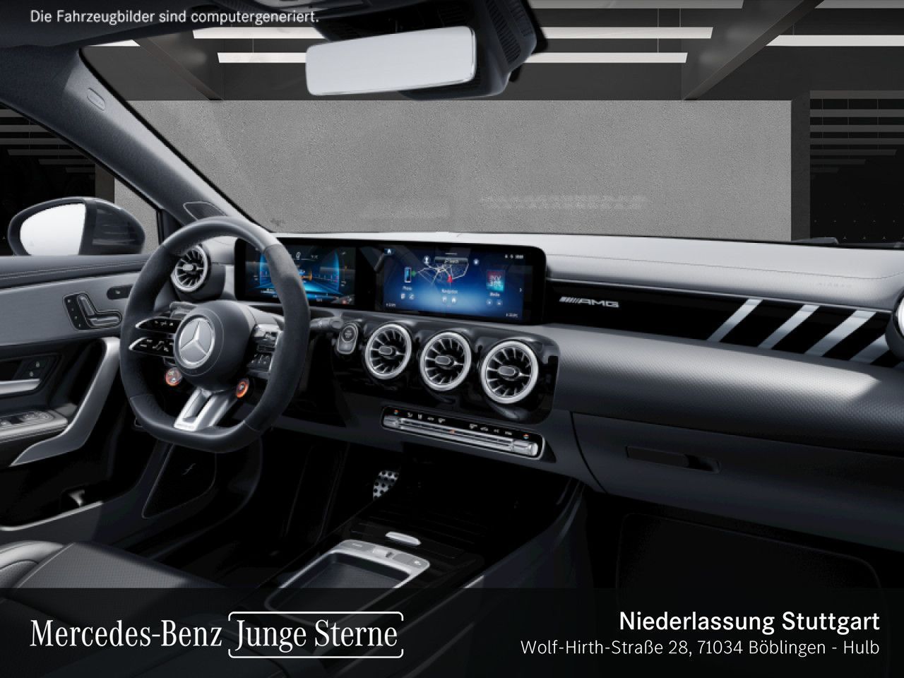 Mercedes-Benz A 35 AMG 2023 г. Белый, пробег 30298 км