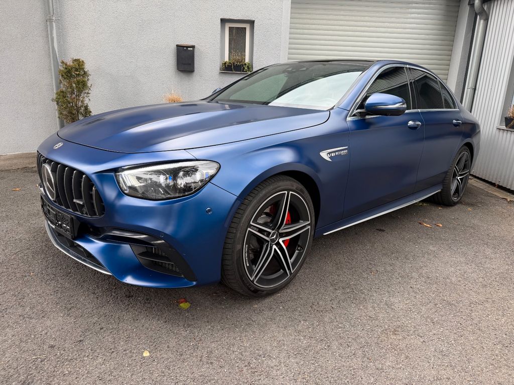 Mercedes-Benz E 63 AMG 2021 г. Синий, пробег 16950 км