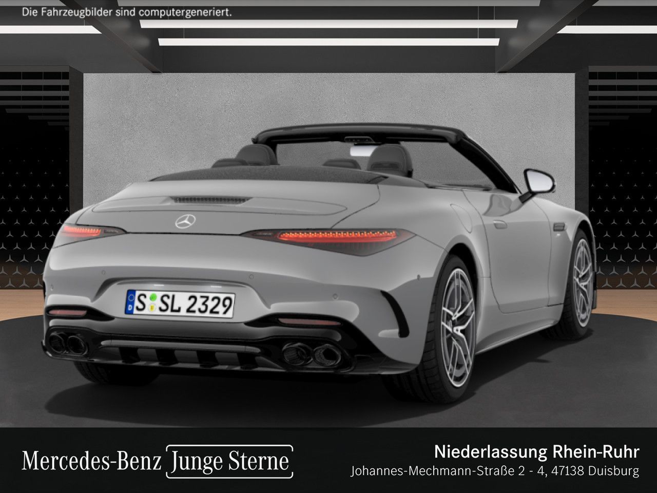 Mercedes-Benz SL 43 AMG 2023 г. Серый, пробег 49087 км