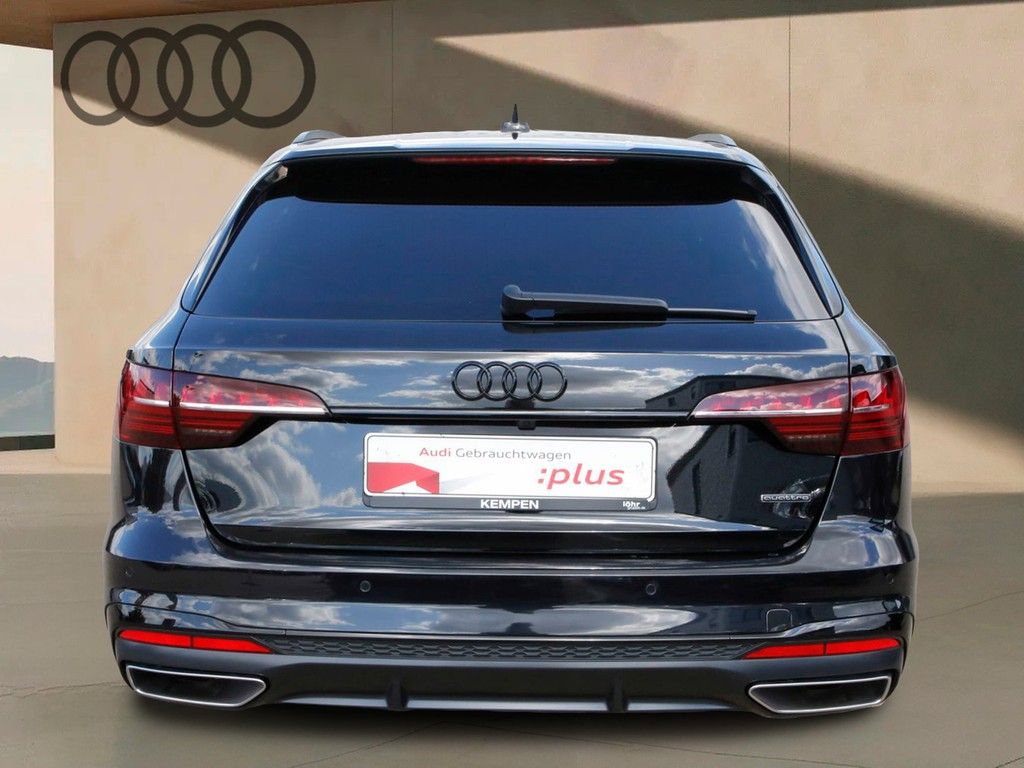 Audi A4 2023 г. Чёрный, пробег 42700 км