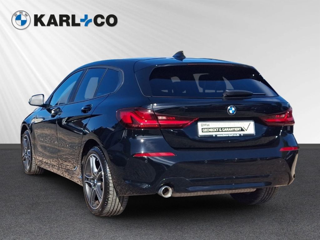 BMW 118 2023 г. Чёрный, пробег 43886 км