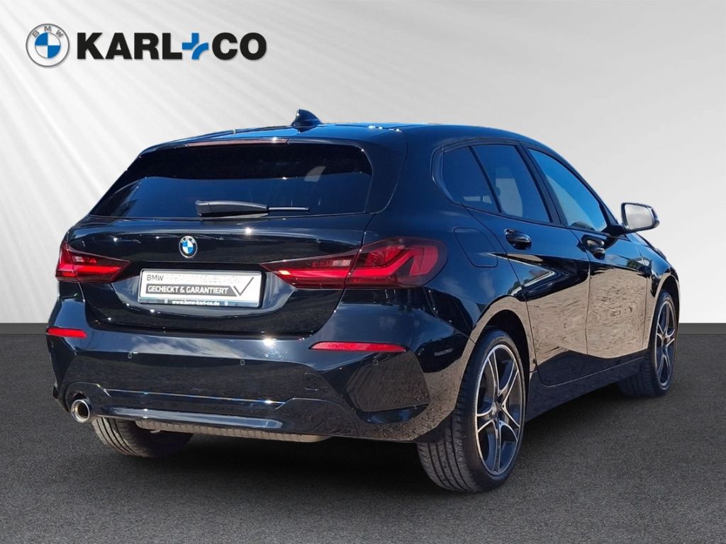 BMW 118 2023 г. Чёрный, пробег 43886 км