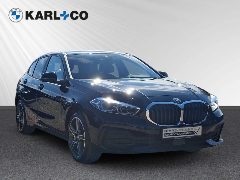 BMW 118 2023 г. Чёрный, пробег 43886 км