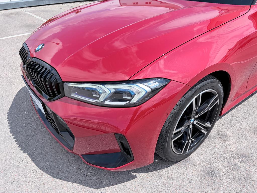 BMW 320 2024 г. Красный, пробег 60000 км