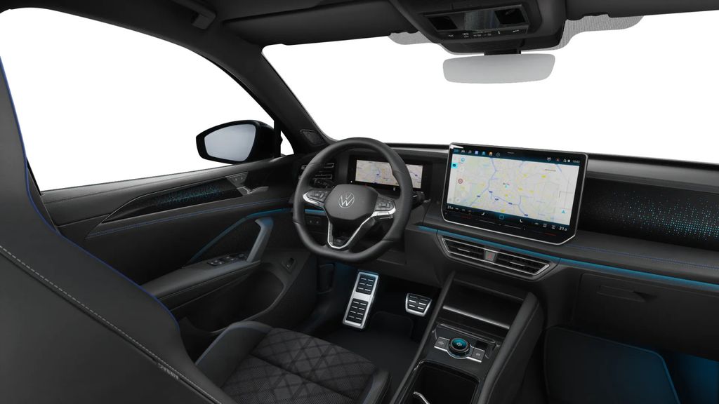 Volkswagen Tiguan 2025 г. Синий, пробег 19900 км
