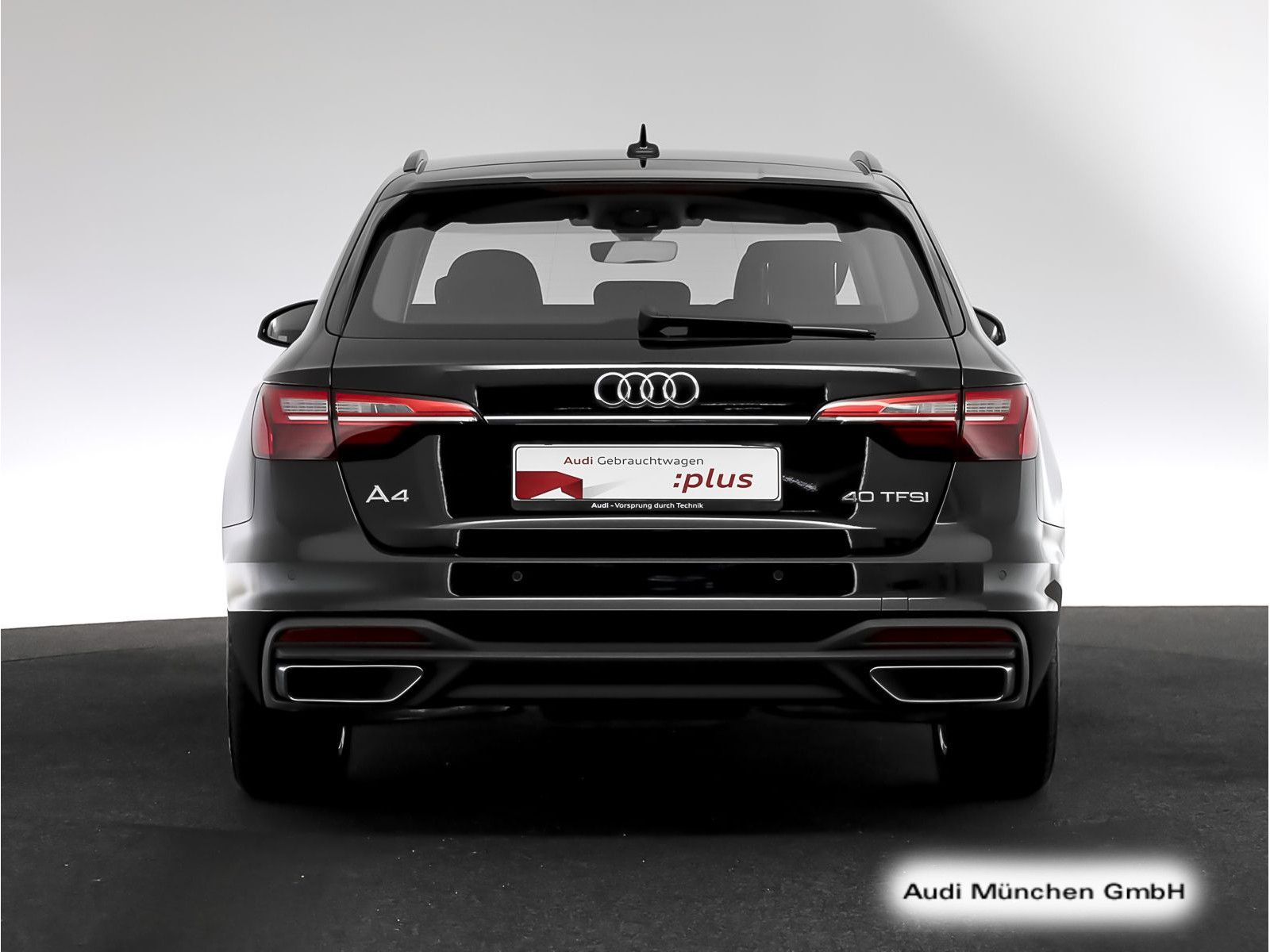 Audi A4 2023 г. Чёрный, пробег 24887 км