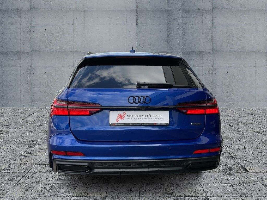 Audi A6 2023 г. Синий, пробег 58140 км