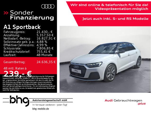 Audi A1 2022 г. Белый, пробег 42654 км