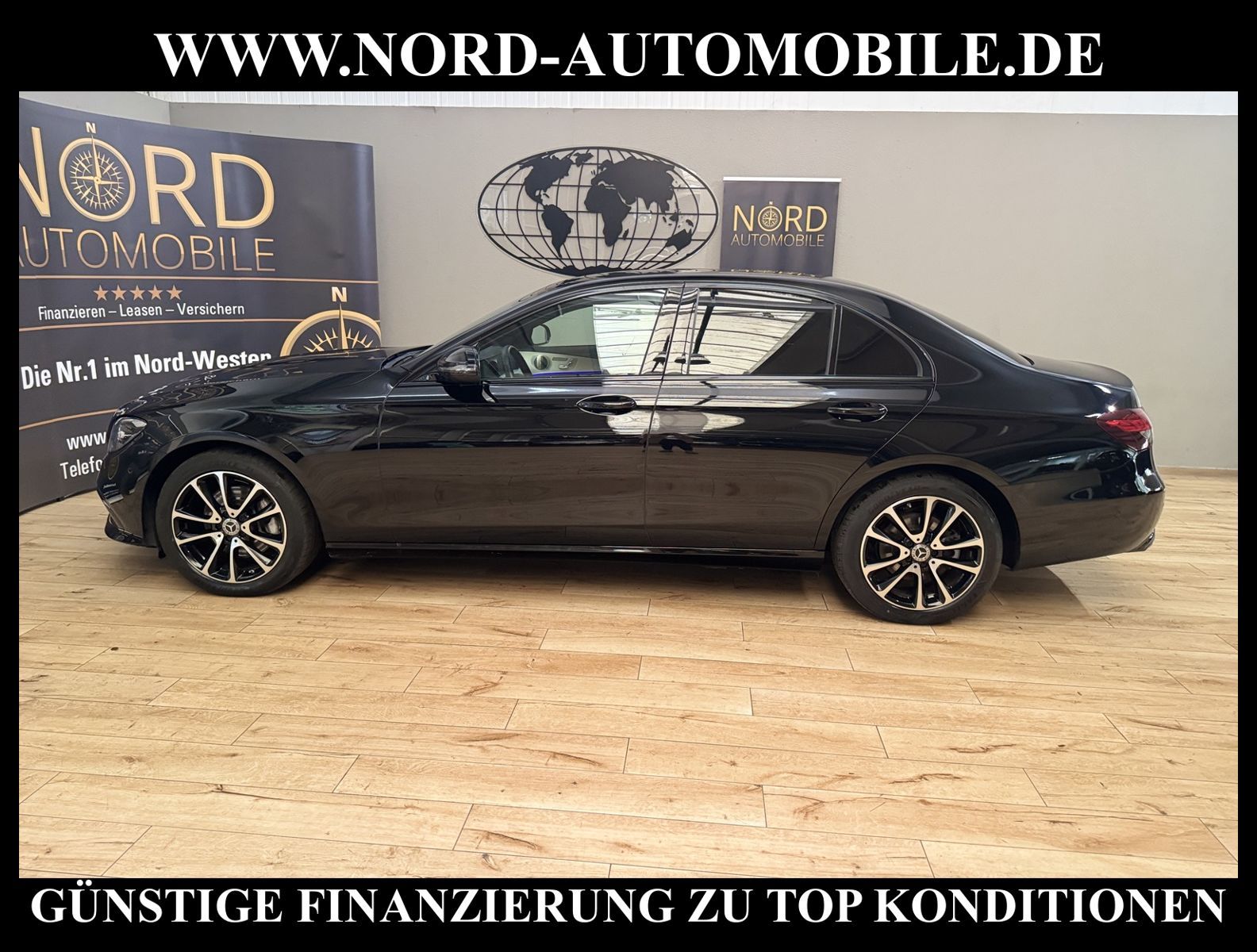 Mercedes-Benz E 220 2022 г. Чёрный, пробег 59982 км