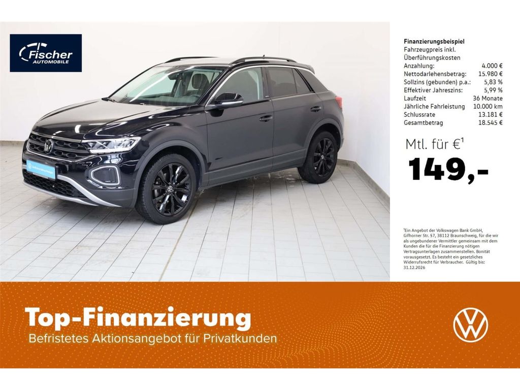 Volkswagen T-Roc 2023 г. Чёрный, пробег 18529 км