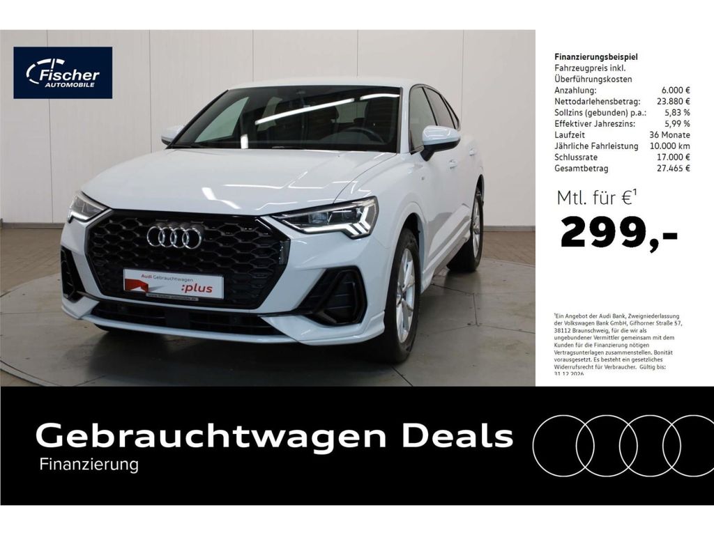 Audi Q3 2022 г. Белый, пробег 30840 км