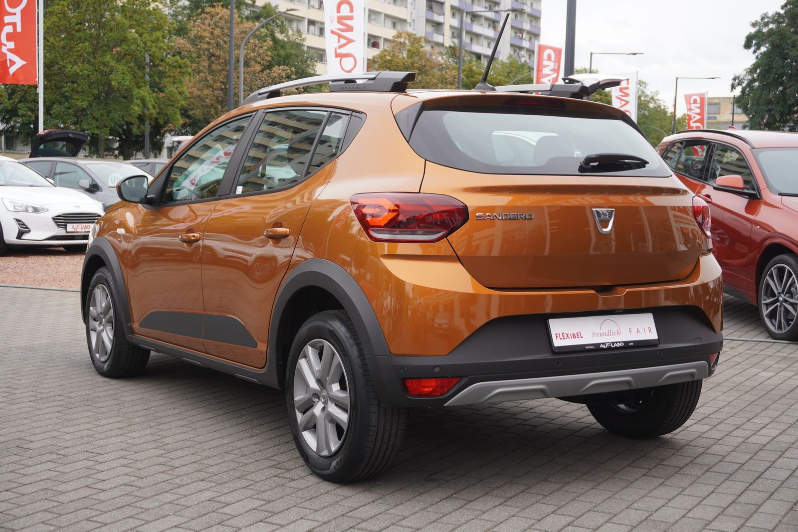 Dacia Sandero 2022 г. Оранжевый, пробег 39622 км