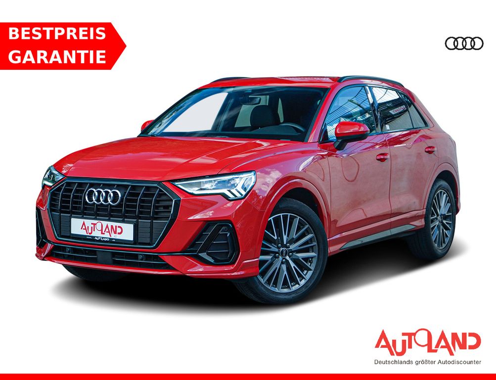 Audi Q3 2021 г. Красный, пробег 59709 км