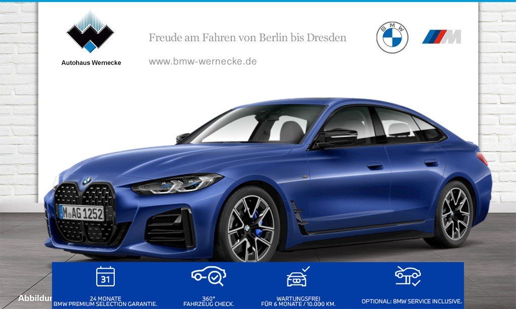 BMW M440 2024 г. Синий, пробег 18530 км