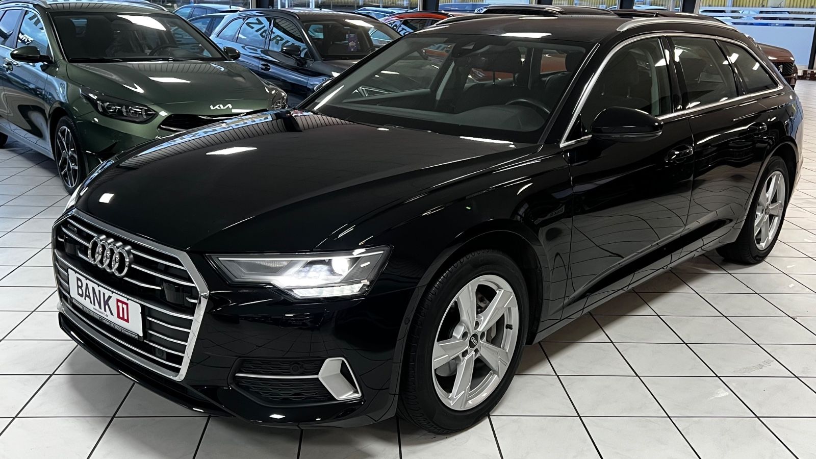 Audi A6 2022 г. Чёрный, пробег 43690 км