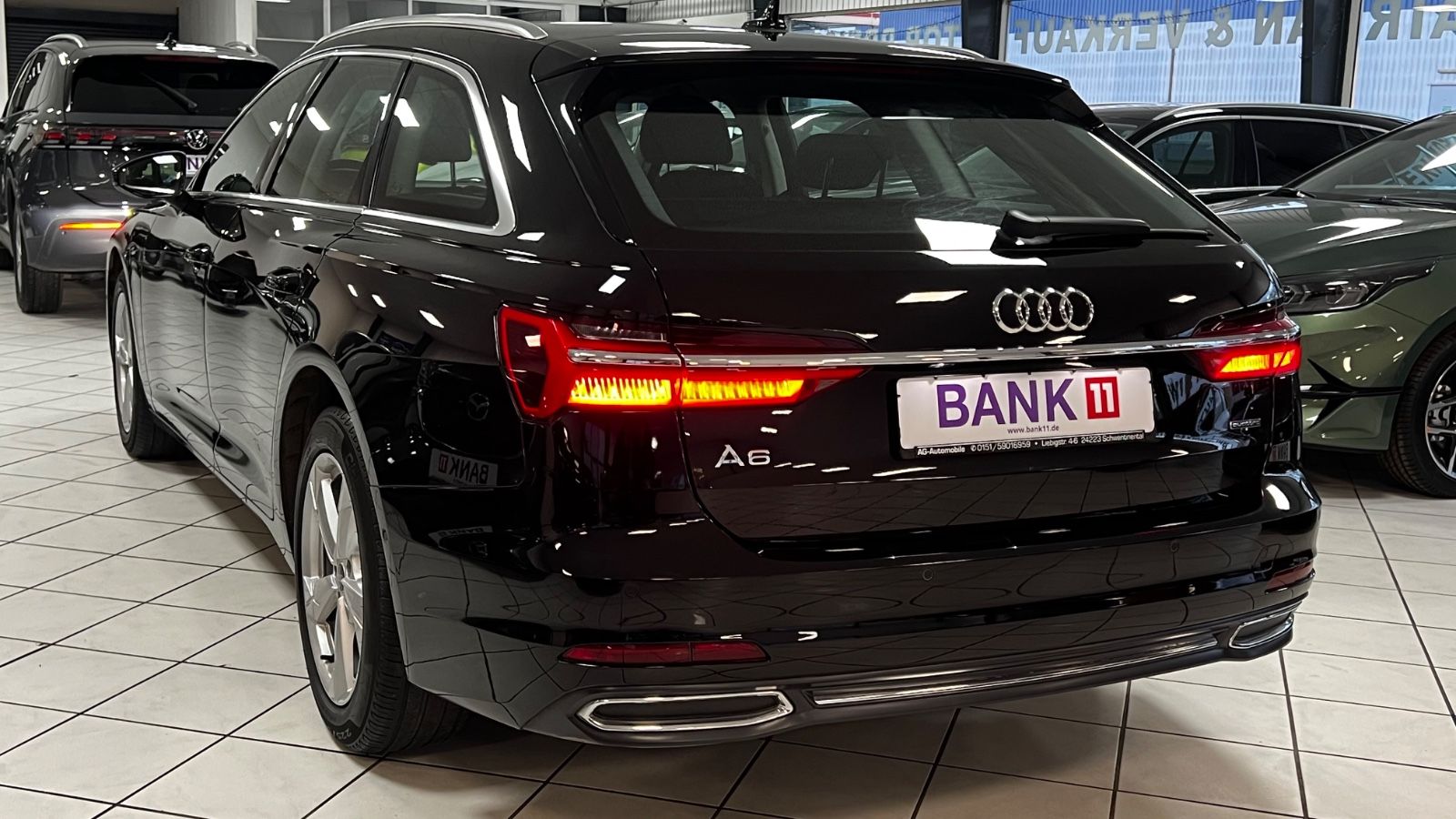 Audi A6 2022 г. Чёрный, пробег 43690 км
