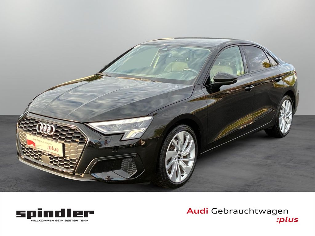 Audi A3 2021 г. Чёрный, пробег 48500 км