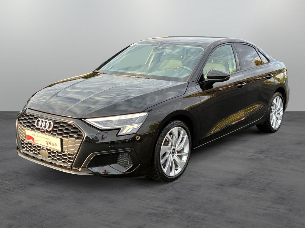 Audi A3 2021 г. Чёрный, пробег 48500 км