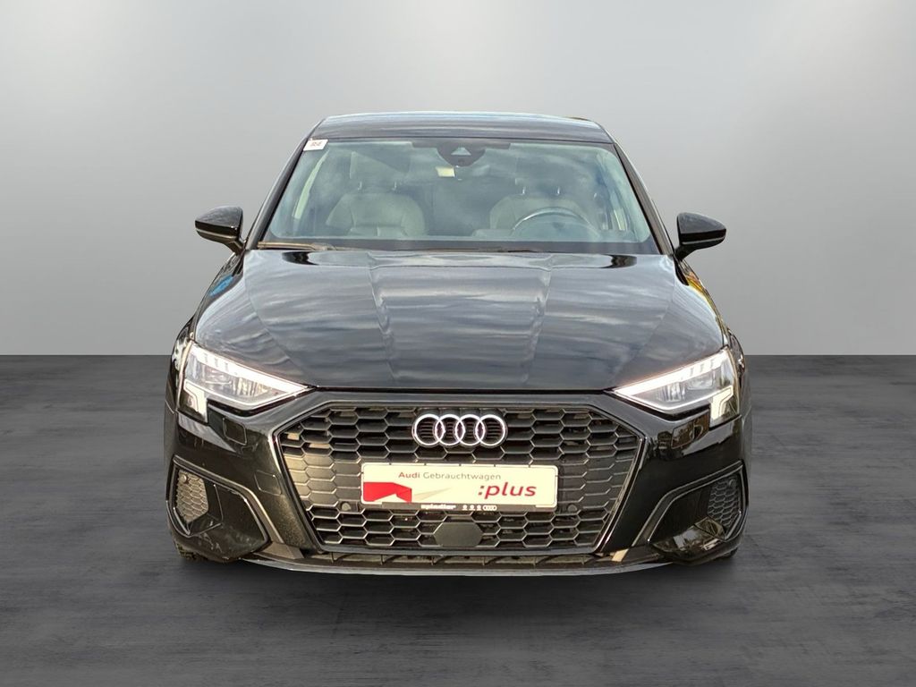 Audi A3 2021 г. Чёрный, пробег 48500 км