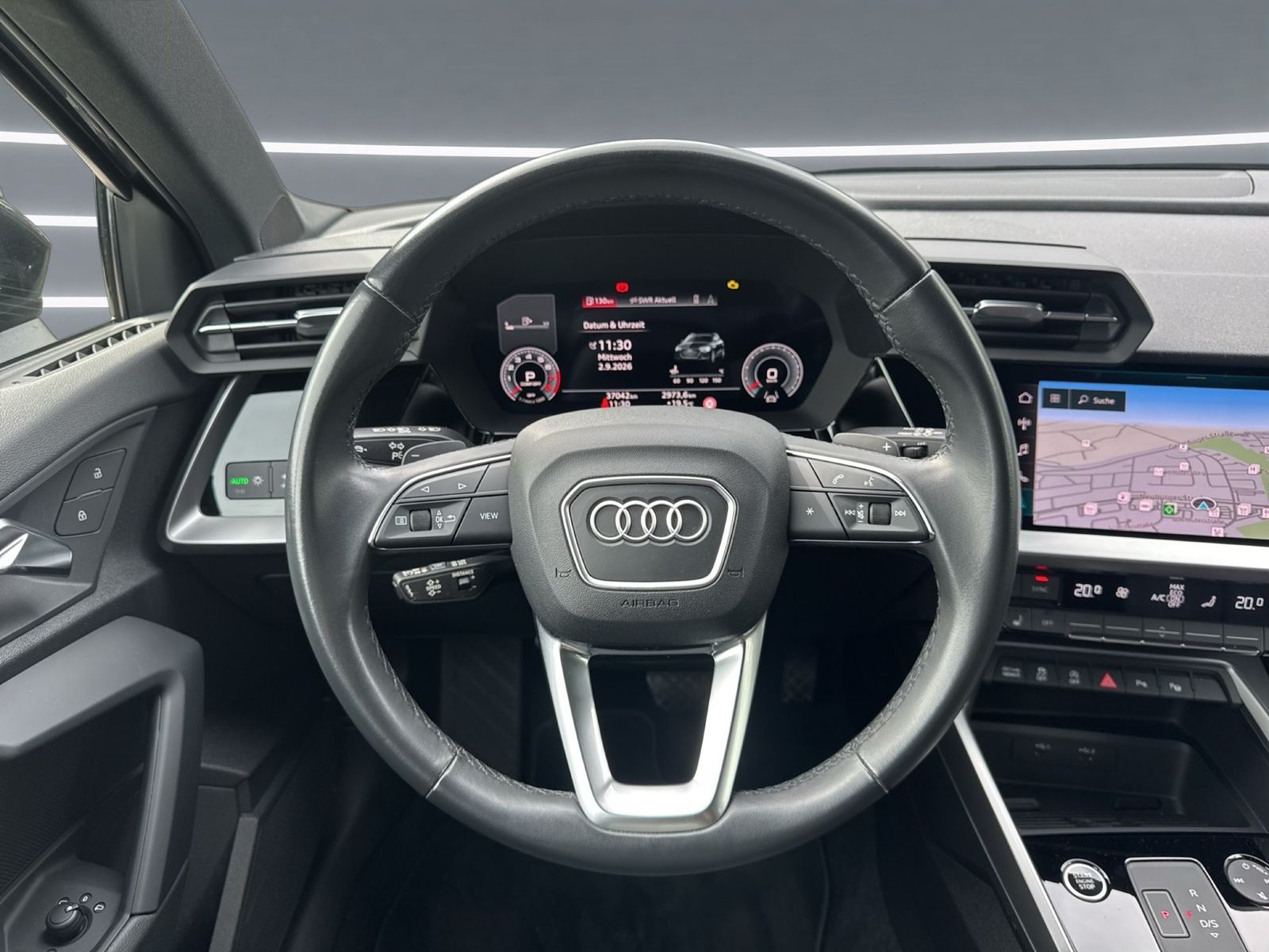 Audi A3 2023 г. Серый, пробег 37041 км