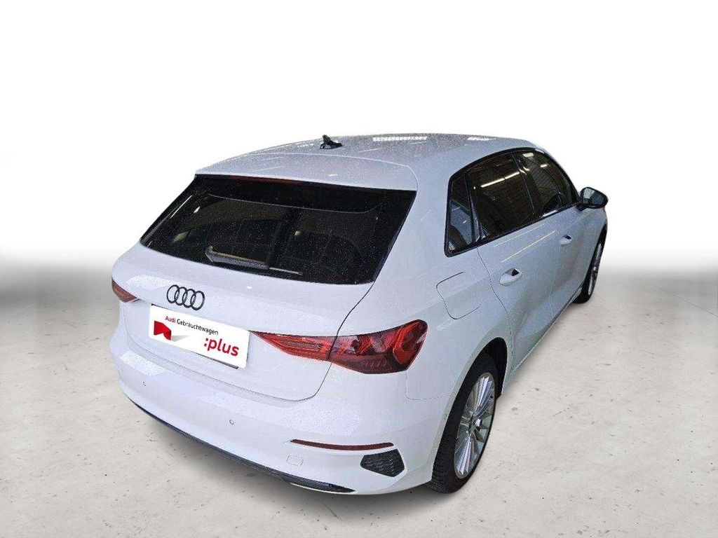 Audi A3 2023 г. Белый, пробег 55858 км