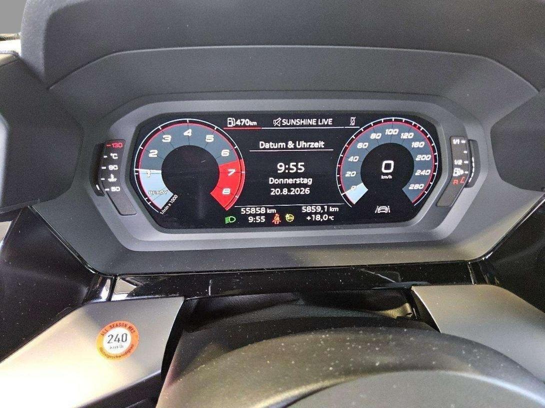 Audi A3 2023 г. Белый, пробег 55858 км