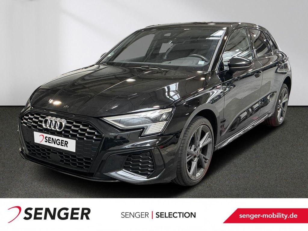 Audi A3 2022 г. Чёрный, пробег 42525 км