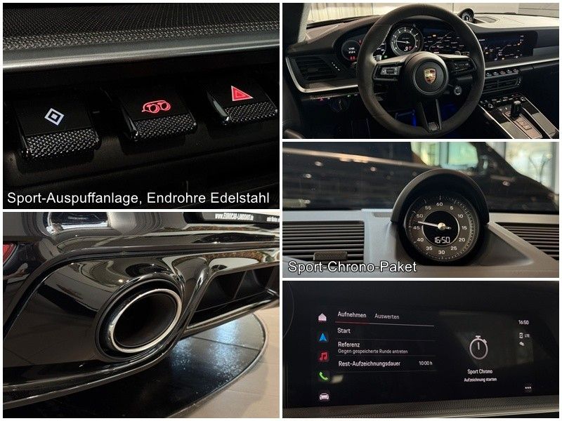 Porsche 992 2021 г. Чёрный, пробег 49934 км