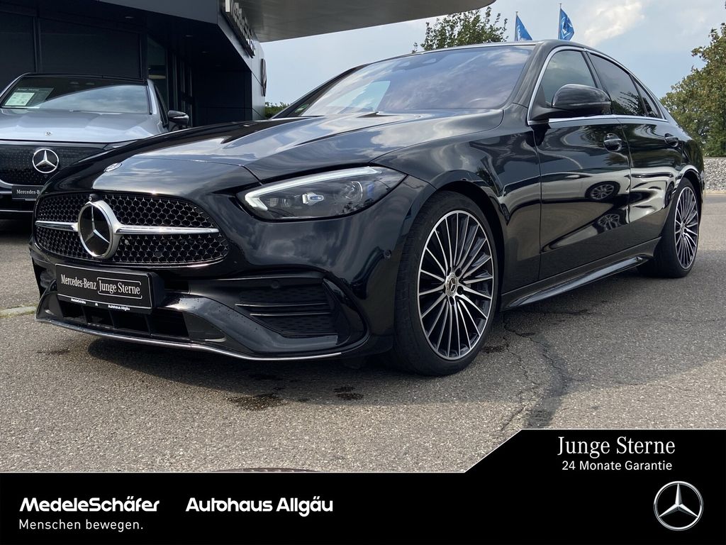 Mercedes-Benz C 300 2022 г. Чёрный, пробег 40415 км