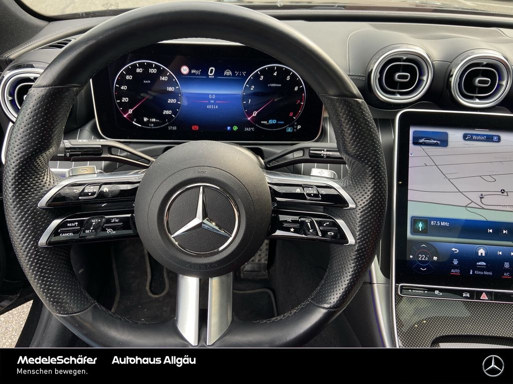 Mercedes-Benz C 300 2022 г. Чёрный, пробег 40415 км