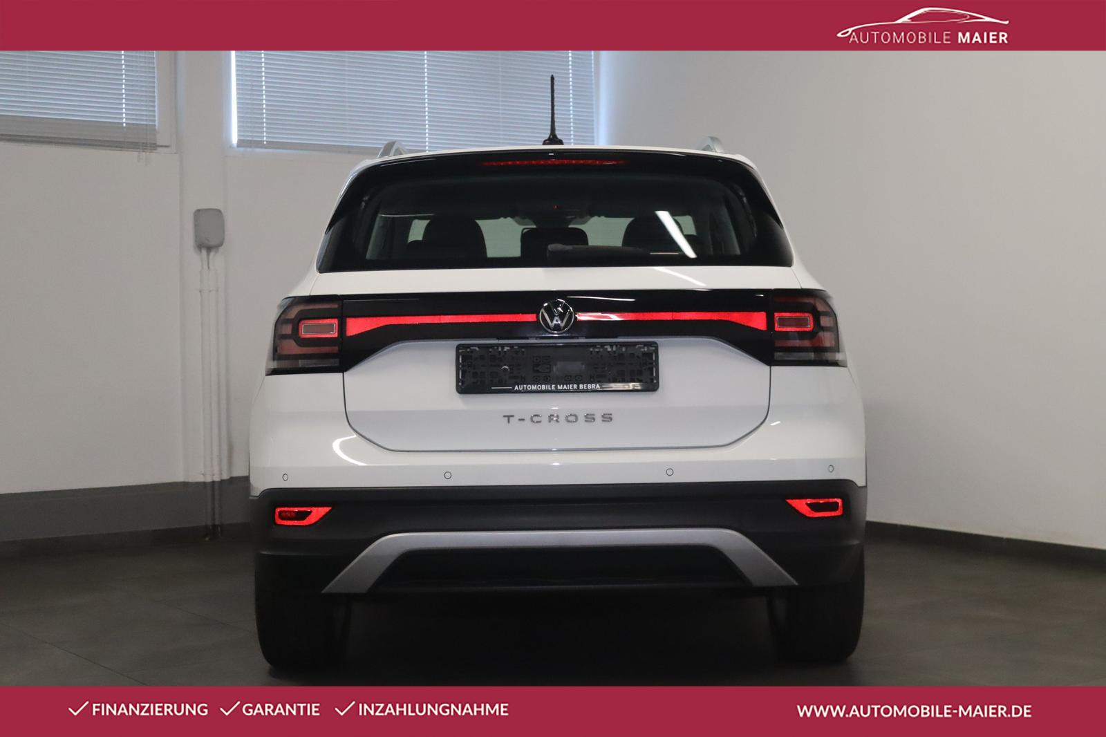 Volkswagen T-Cross 2021 г. Белый, пробег 35800 км
