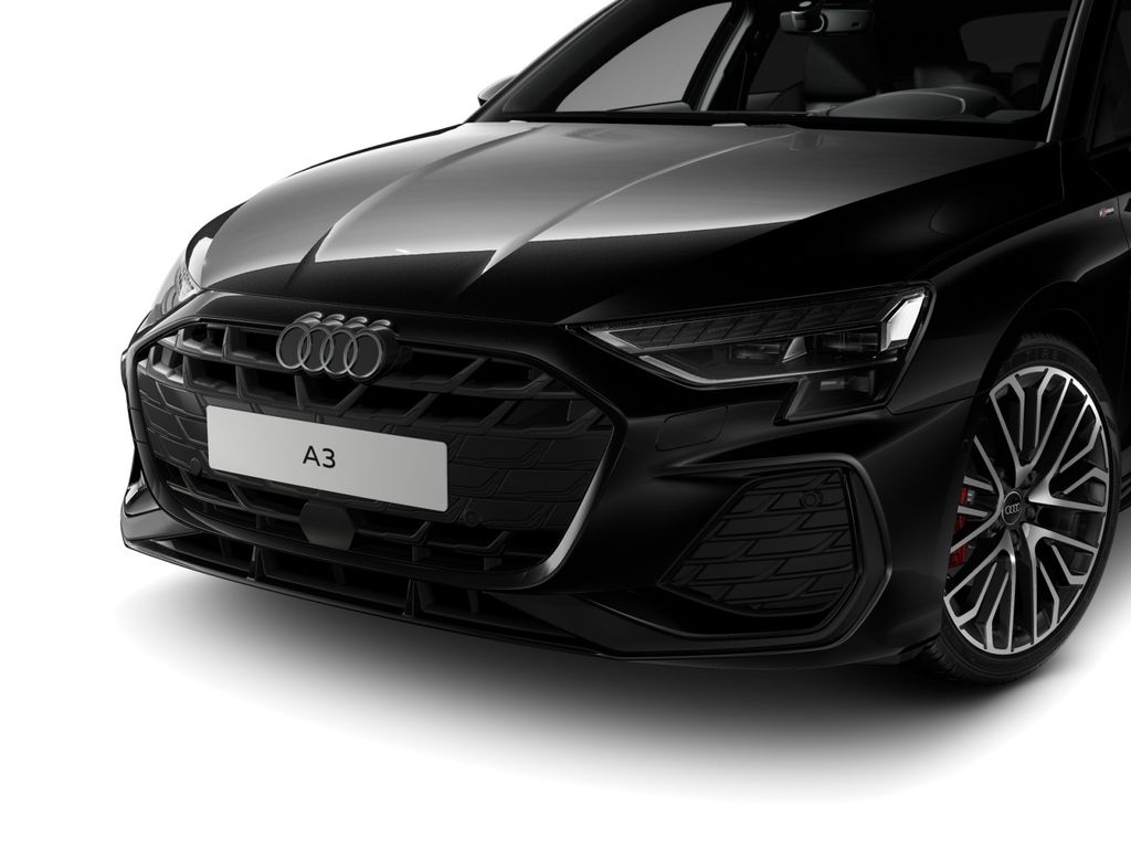 Audi A3 2025 г. Чёрный, пробег 19507 км