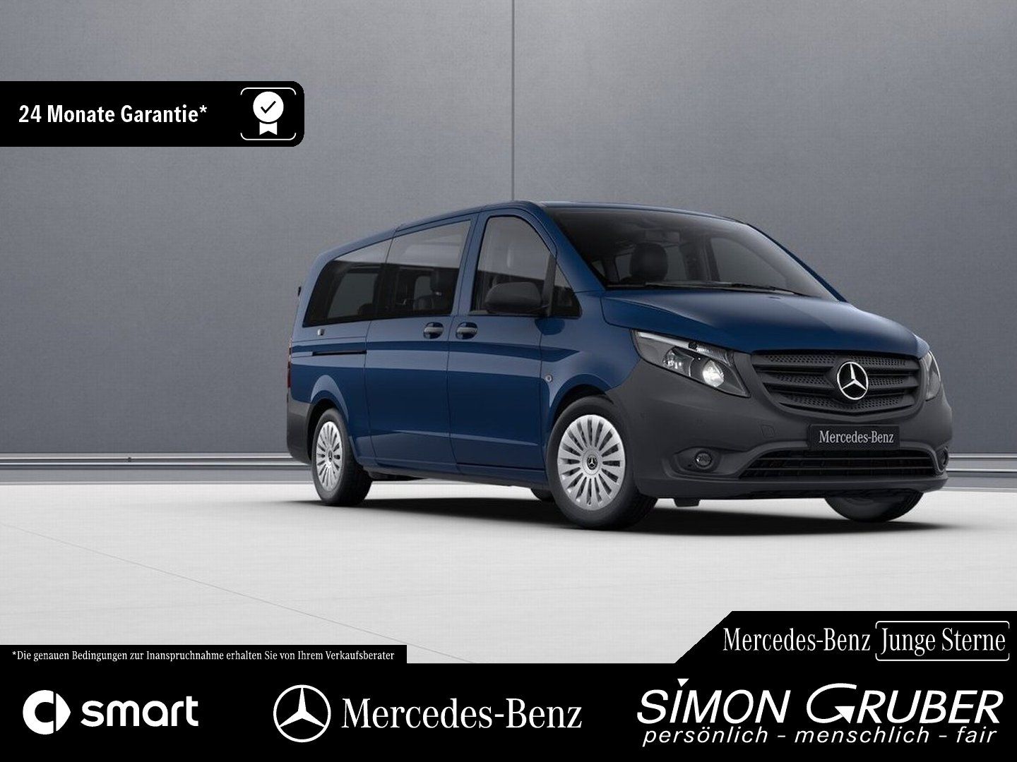 Mercedes-Benz Vito 2022 г. Синий, пробег 53696 км